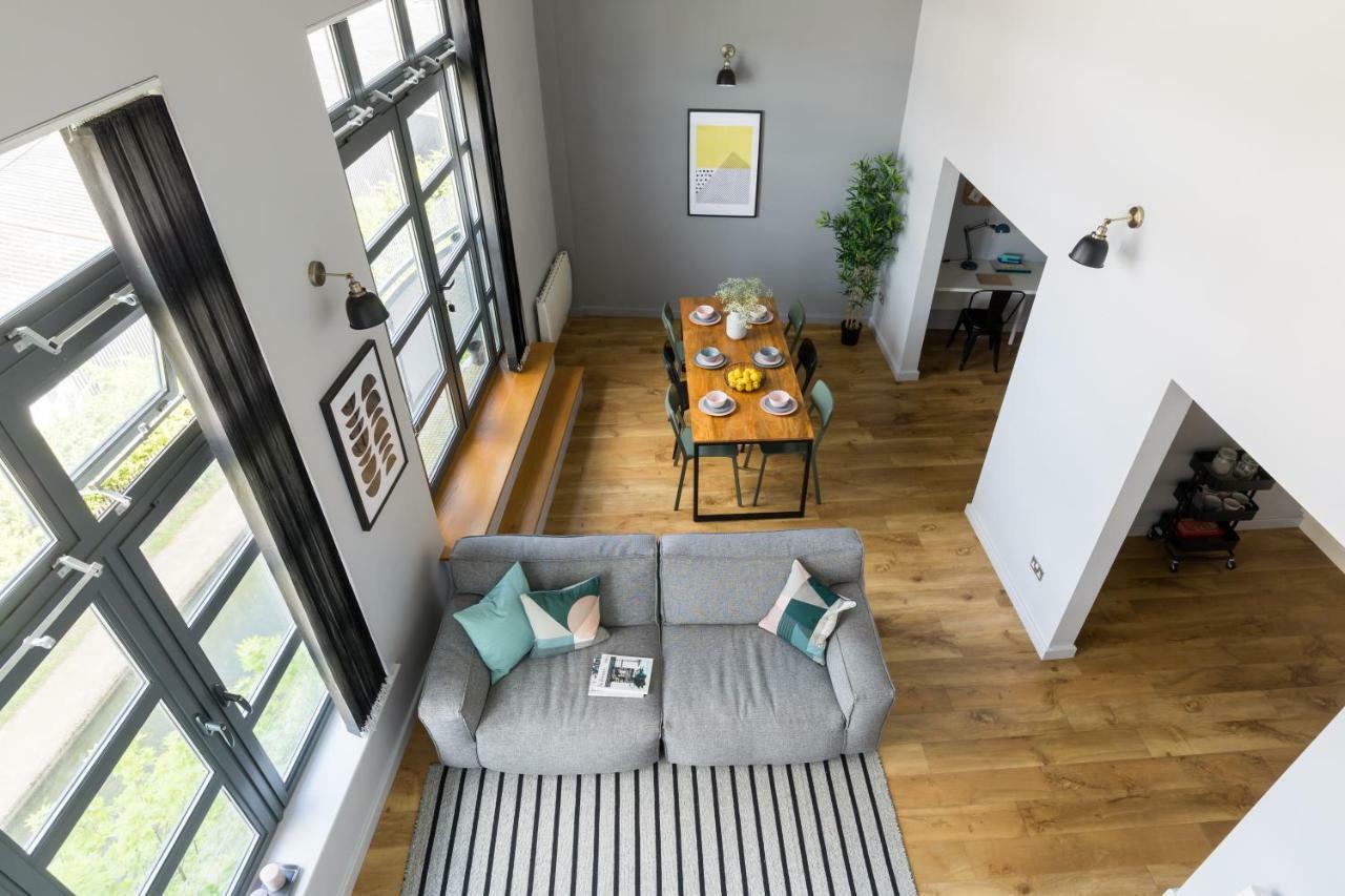 4B Loft Penthouse Industrial Decor With Canal & City Views Coventry Exterior foto