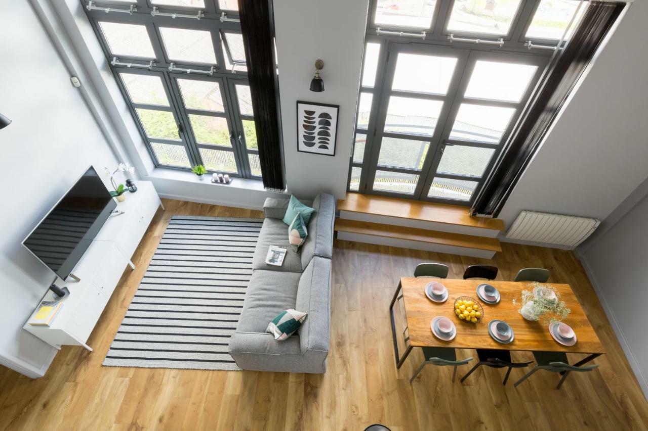 4B Loft Penthouse Industrial Decor With Canal & City Views Coventry Exterior foto